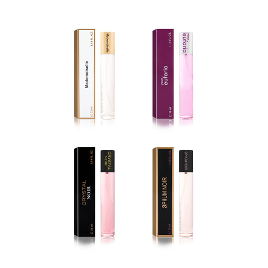 Zestaw zapachów damskich PARIS 4 szt. trwałe perfumy 33ml